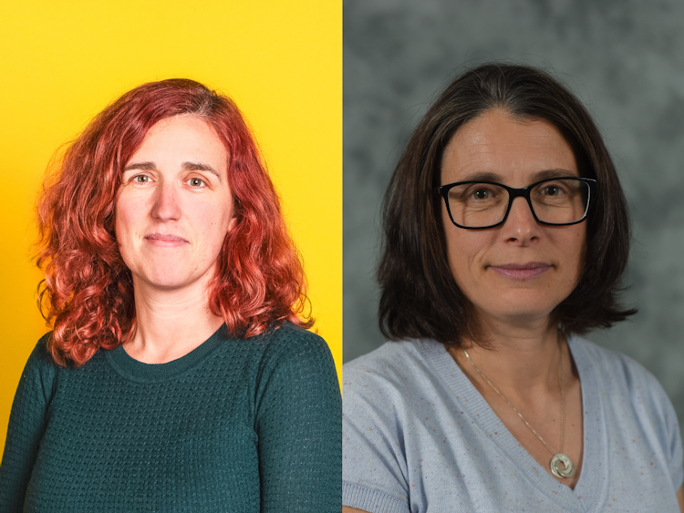 Professor Miranda Horvath and Professor Valerie Gladwell of the University of Suffolk